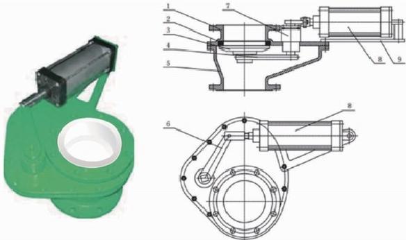 Pneumatic Ceramic Rotary Valve